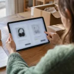 Illustration : Comparaison d’offres avec une tablette