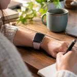 Illustration : Montre portée pendant une activité assise