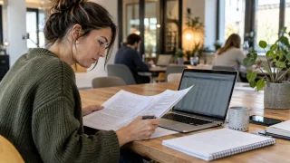Illustration : Comparaison de texte imprimé et d’un tableur